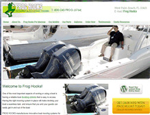 Tablet Screenshot of froghooks.com